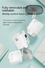 6L Automatic Pet Feeder parts showcase easy cleaning and moisture control for your pet’s fresh meals at home.