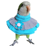 Bird Collar Anti Bite Elizabethan Recovery Cone Bird Neck Protector for Feather Plucking Bird Neckwear Full Body Shield Bird Outdoors Windproof Cape Color Randomly (African Grey)