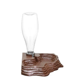 Automatic Reptile Water Dish 13.5Oz Reptile Water Bowl Bearded Dragon Leopard Gecko Snake Lizard Terrarium Tank Accessories… (Brown)